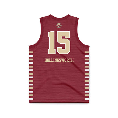 Boston College - NCAA Women's Basketball : Megan Hollingsworth - Maroon Basketball Jersey-1