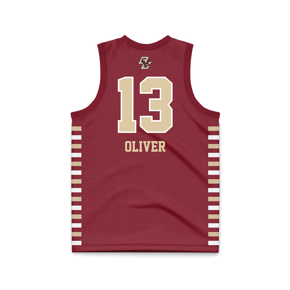 Boston College - NCAA Women's Basketball : Grace Oliver - Maroon Basketball Jersey-1