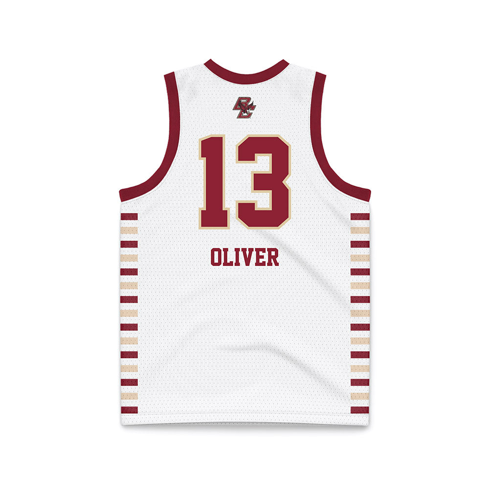 Boston College - NCAA Women's Basketball : Grace Oliver - White Basketball Jersey-1