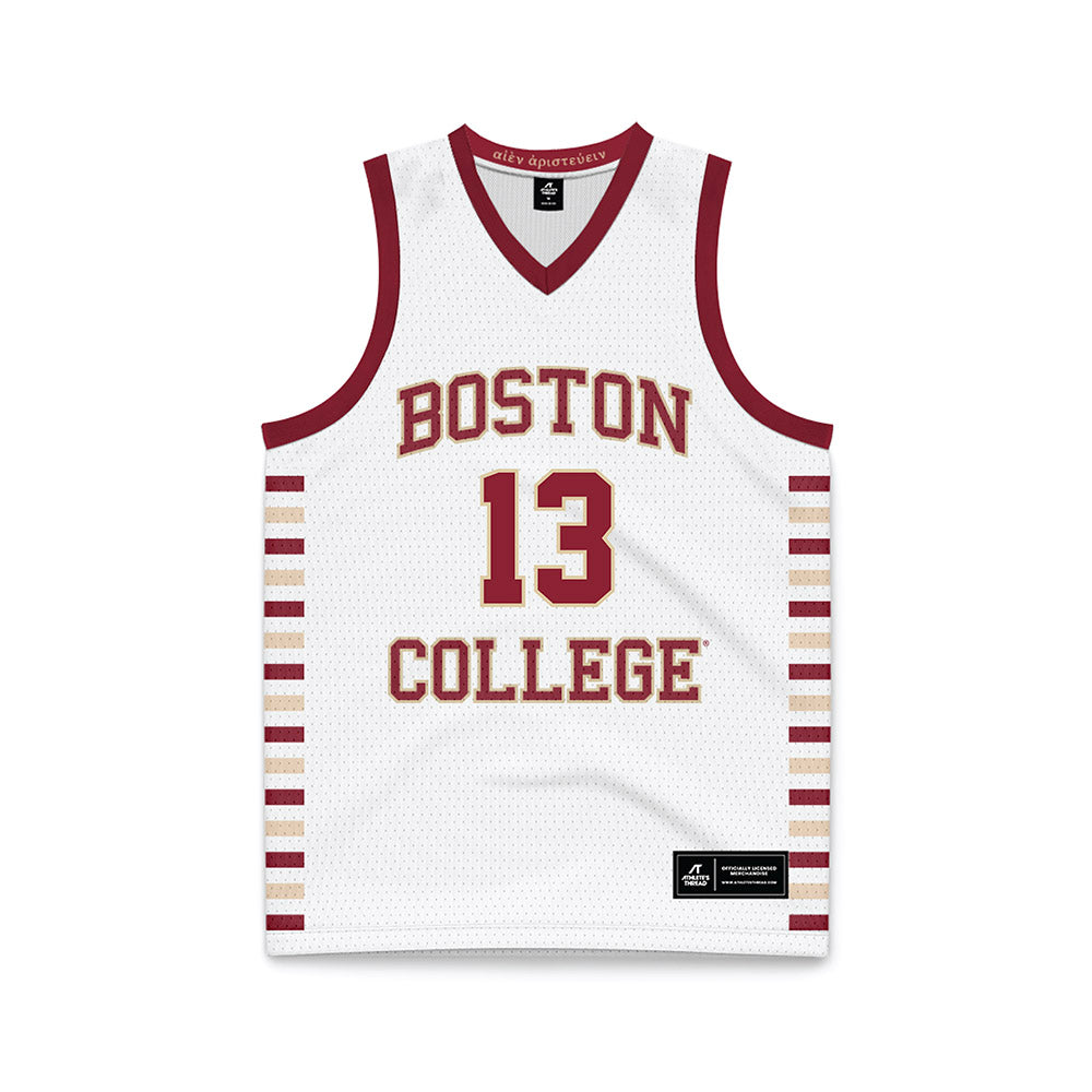 Boston College - NCAA Women's Basketball : Grace Oliver - White Basketball Jersey-0