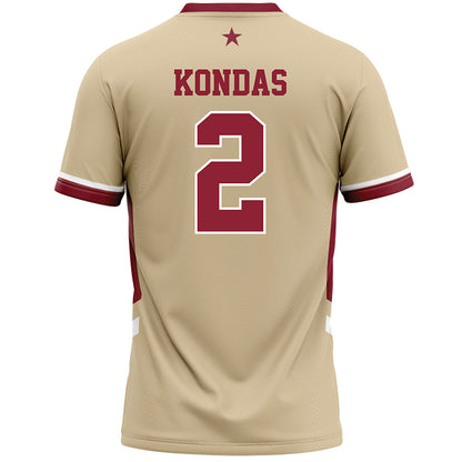 Boston College - NCAA Women's Lacrosse : Lily Kondas - Gold Lacrosse Jersey -1