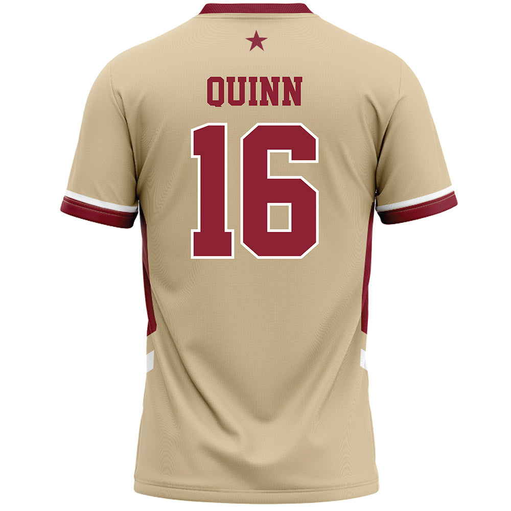 Boston College - NCAA Women's Lacrosse : Emma Claire Quinn - Gold Lacrosse Jersey -1
