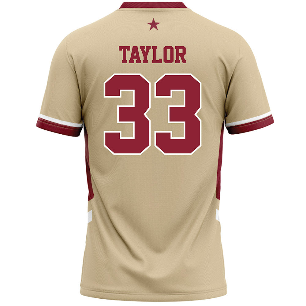 Boston College - NCAA Women's Lacrosse : Rory Taylor - Gold Lacrosse Jersey -1