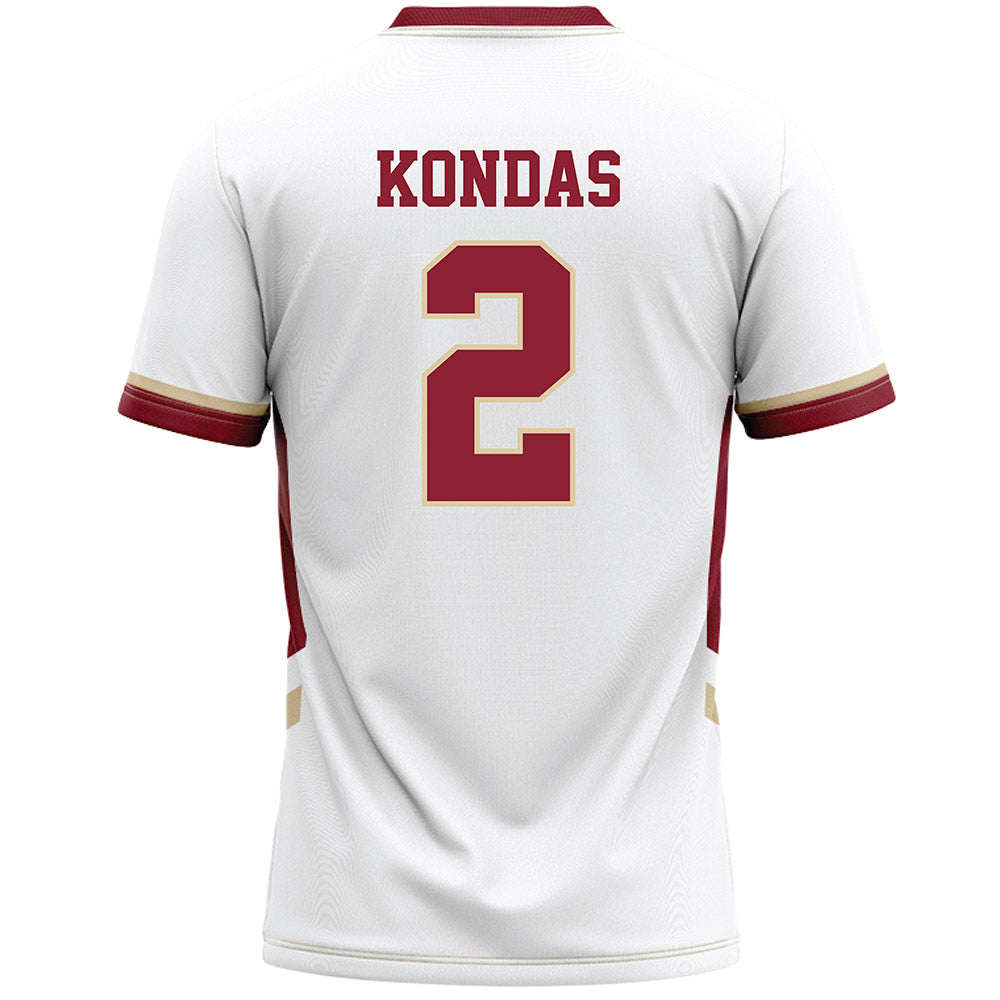 Boston College - NCAA Women's Lacrosse : Lily Kondas - White Lacrosse Jersey -1
