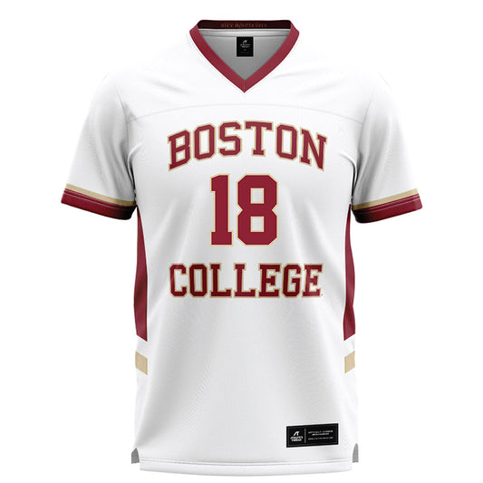 Boston College - NCAA Women's Lacrosse : Devon Russell - White Lacrosse Jersey -0