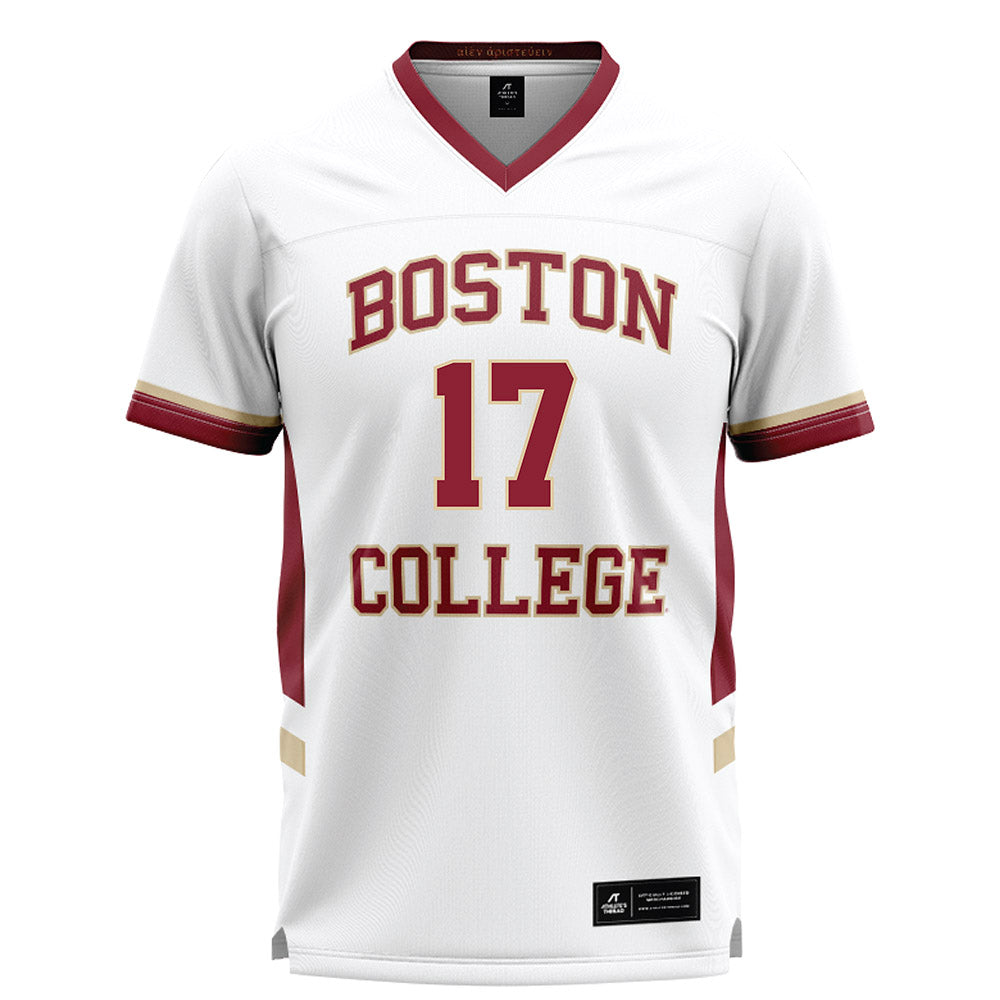 Boston College - NCAA Women's Lacrosse : Lauren Herlihy - White Lacrosse Jersey -0