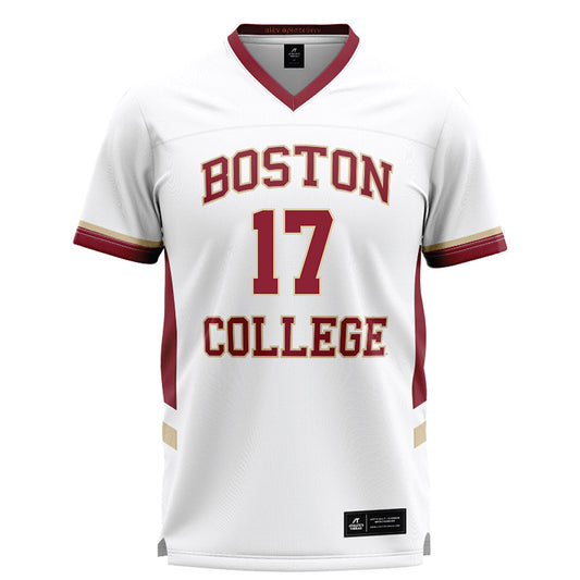 Boston College - NCAA Women's Lacrosse : Lauren Herlihy - White Lacrosse Jersey -0