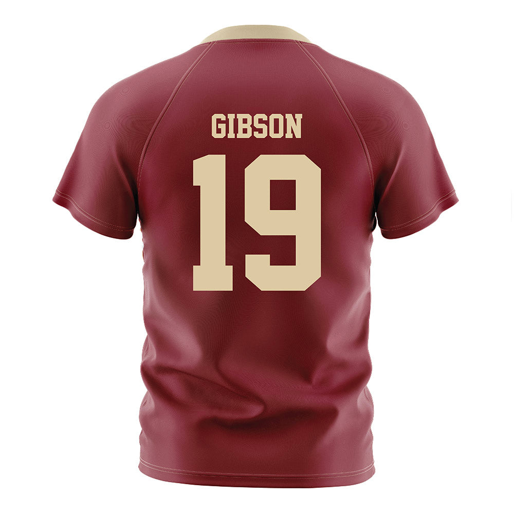 Boston College - NCAA Men's Soccer : Connor Gibson - Maroon Soccer Jersey-1