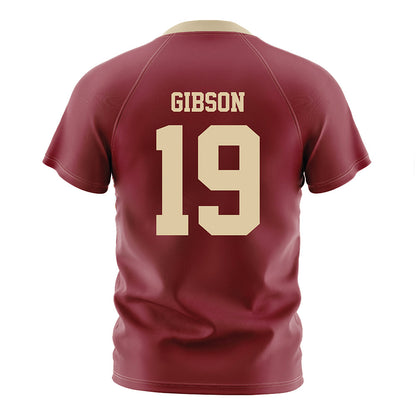 Boston College - NCAA Men's Soccer : Connor Gibson - Maroon Soccer Jersey-1