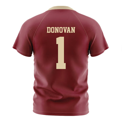 Boston College - NCAA Men's Soccer : Patrick Donovan - Maroon Soccer Jersey-1