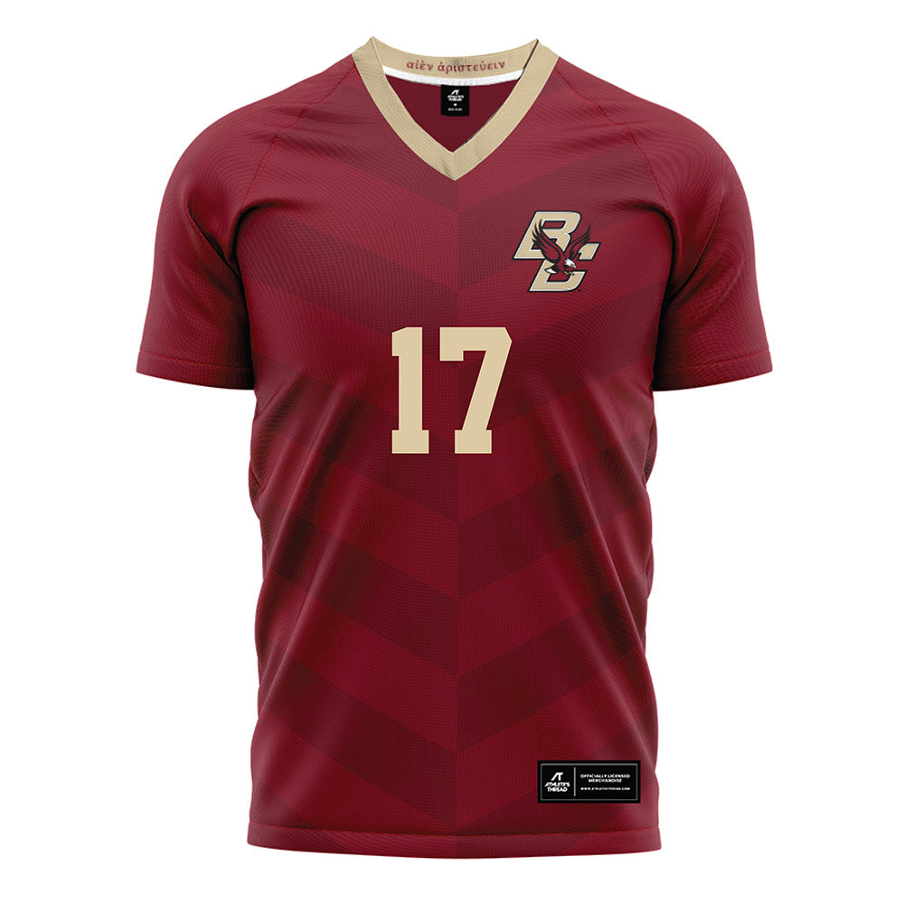 Boston College - NCAA Men's Soccer : Russell Brown - Maroon Soccer Jersey-0