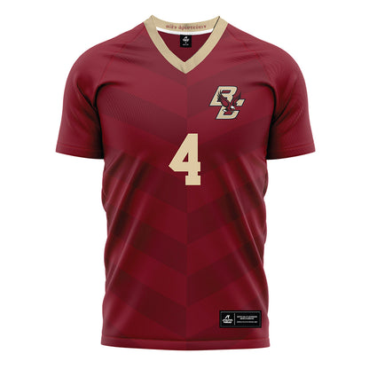 Boston College - NCAA Men's Soccer : Moritz Gundelach - Maroon Soccer Jersey-0