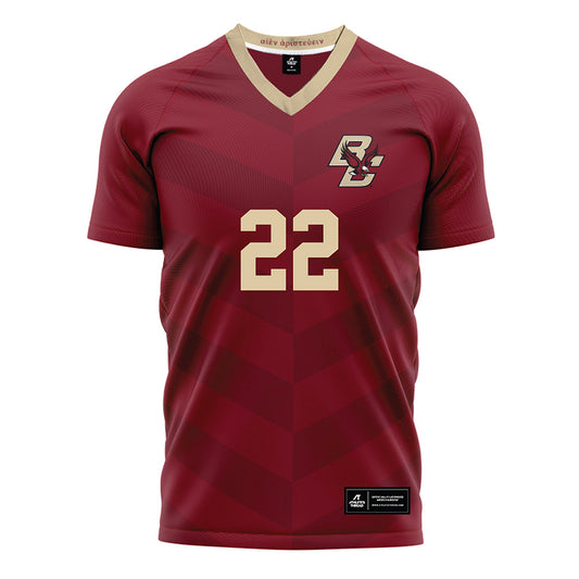 Boston College - NCAA Men's Soccer : Charles Pons - Maroon Soccer Jersey-0