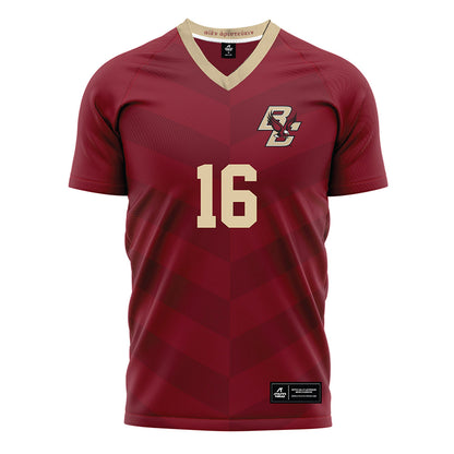Boston College - NCAA Men's Soccer : Bryan Toro - Maroon Soccer Jersey-0