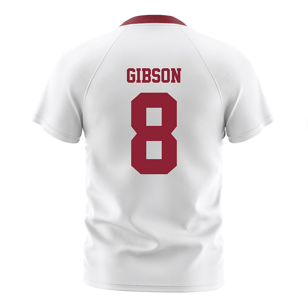 Boston College - NCAA Men's Soccer : Connor Gibson - White Soccer Jersey-1