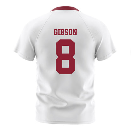 Boston College - NCAA Men's Soccer : Connor Gibson - White Soccer Jersey-1