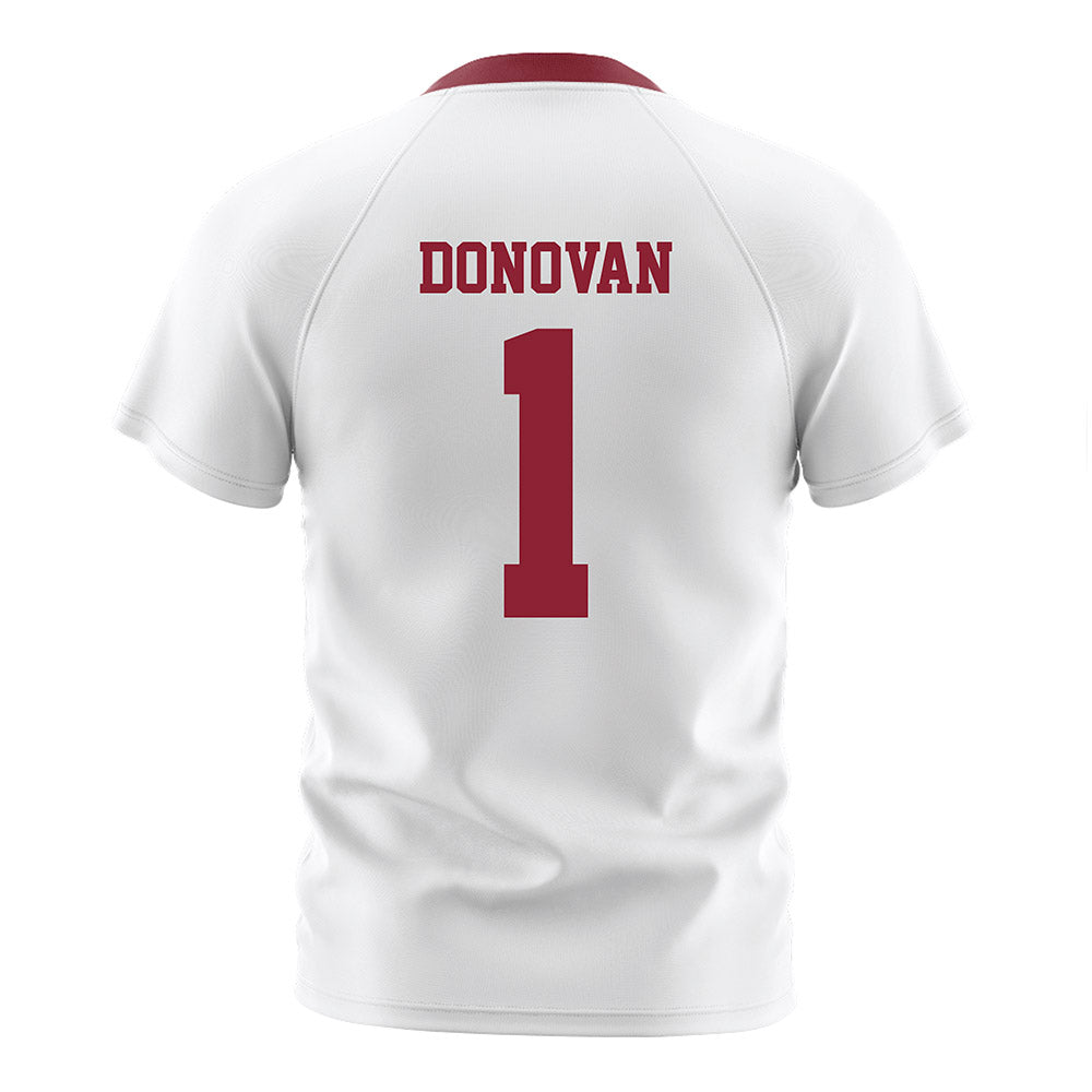 Boston College - NCAA Men's Soccer : Patrick Donovan - White Soccer Jersey-1