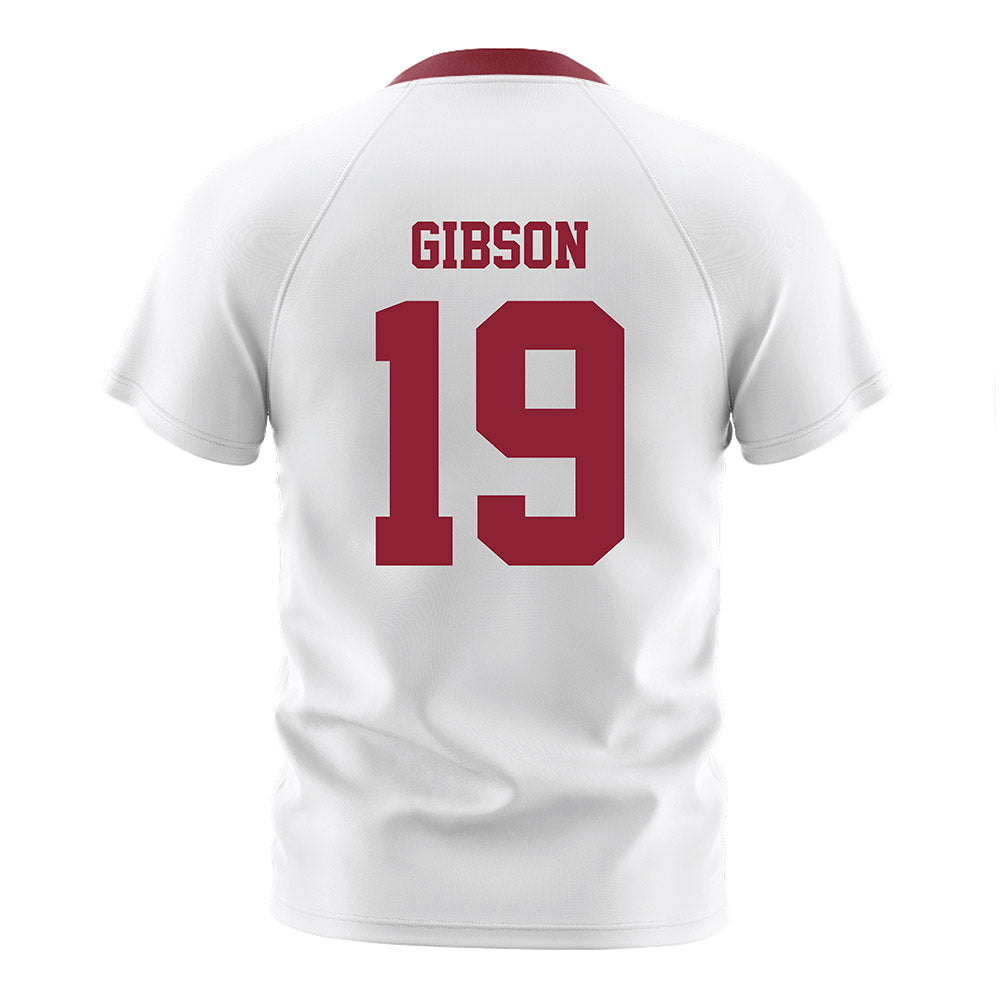 Boston College - NCAA Men's Soccer : Connor Gibson - White Soccer Jersey-1