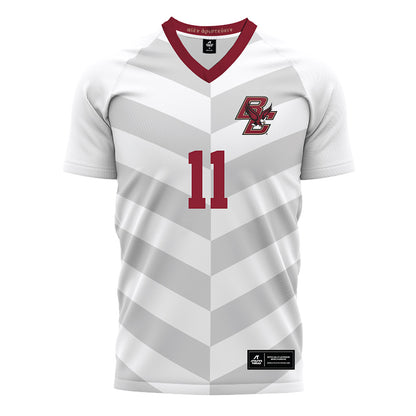 Boston College - NCAA Men's Soccer : Charles Pons - White Soccer Jersey-0