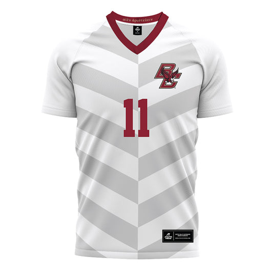 Boston College - NCAA Men's Soccer : Charles Pons - White Soccer Jersey-0