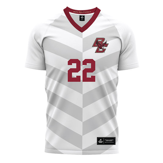 Boston College - NCAA Men's Soccer : Charles Pons - White Soccer Jersey-0
