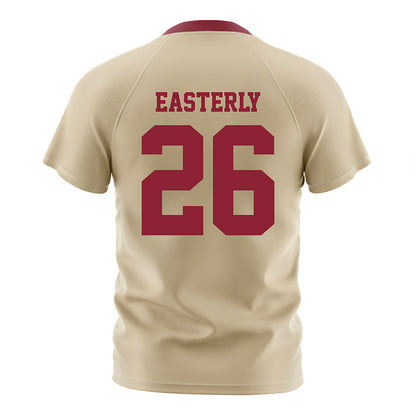 Boston College - NCAA Women's Soccer : Emmy Easterly - Gold Soccer Jersey-1