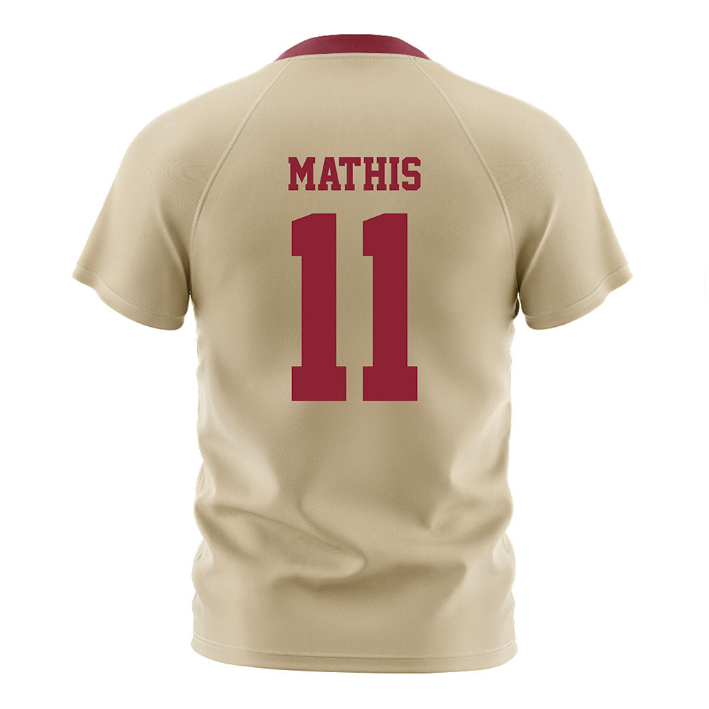Boston College - NCAA Women's Soccer : Sadie Mathis - Gold Soccer Jersey-1