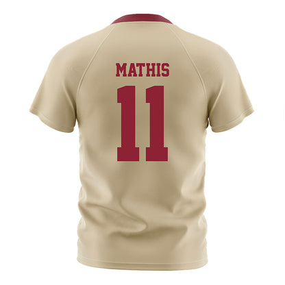 Boston College - NCAA Women's Soccer : Sadie Mathis - Gold Soccer Jersey-1