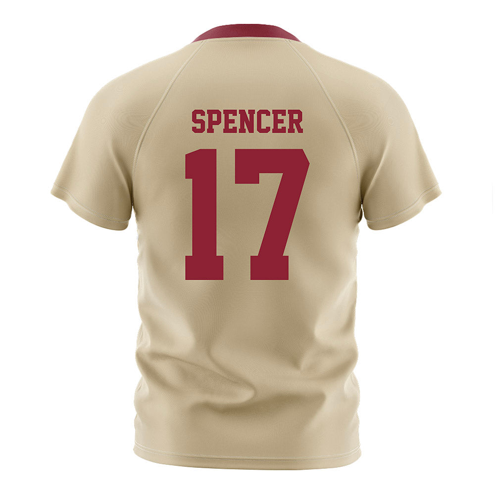 Boston College - NCAA Women's Soccer : Sohana Spencer - Gold Soccer Jersey-1