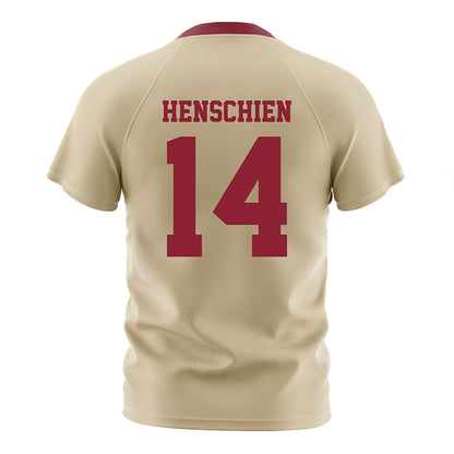 Boston College - NCAA Women's Soccer : Ada Henschien - Gold Soccer Jersey-1