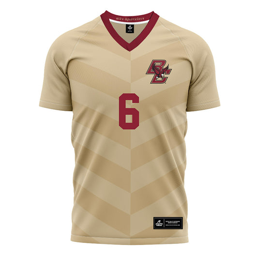 Boston College - NCAA Women's Soccer : Anie Gnidula - Gold Soccer Jersey-0