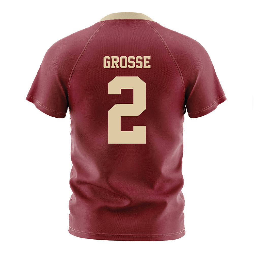 Boston College - NCAA Women's Soccer : Natalie Grosse - Maroon Soccer Jersey-1
