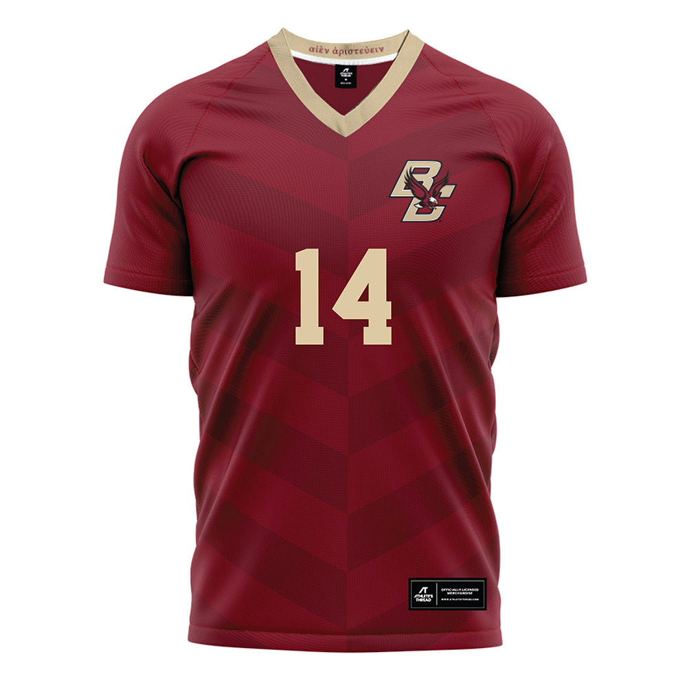 Boston College - NCAA Women's Soccer : Ada Henschien - Maroon Soccer Jersey-0