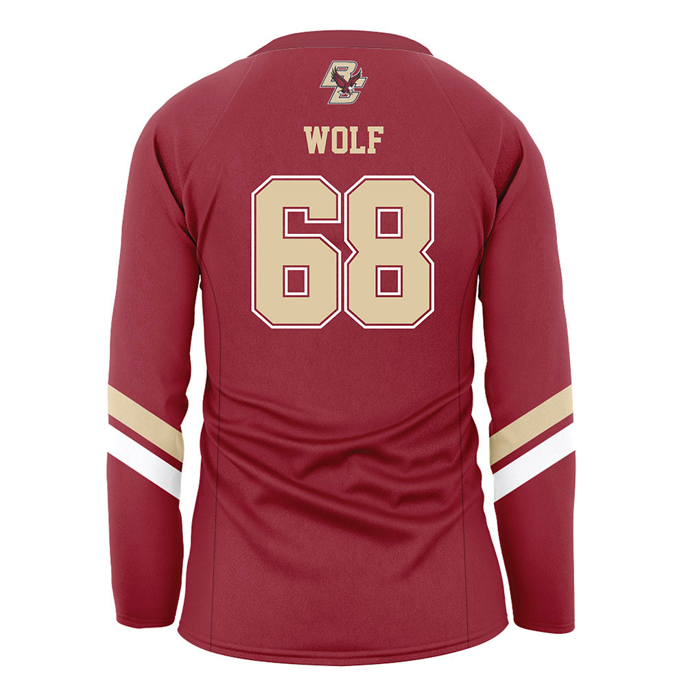 Boston College - NCAA Women's Volleyball : Milly Wolf - Maroon Volleyball Jersey-1