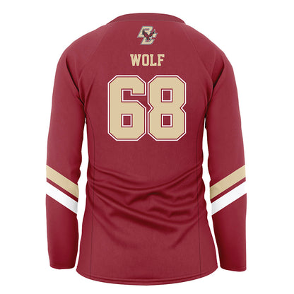Boston College - NCAA Women's Volleyball : Milly Wolf - Maroon Volleyball Jersey-1