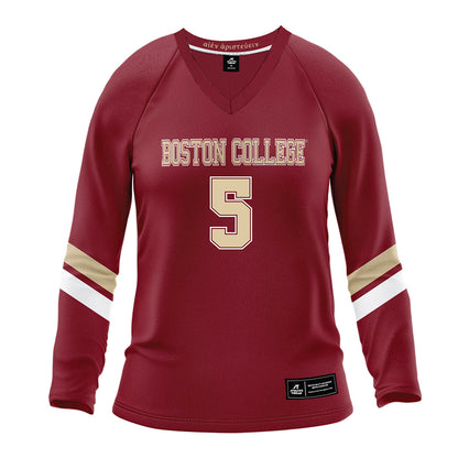 Boston College - NCAA Women's Volleyball : Reese Dunkle - Maroon Volleyball Jersey-0