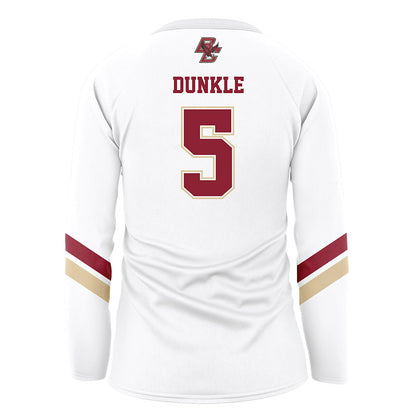 Boston College - NCAA Women's Volleyball : Reese Dunkle - White Volleyball Jersey-1