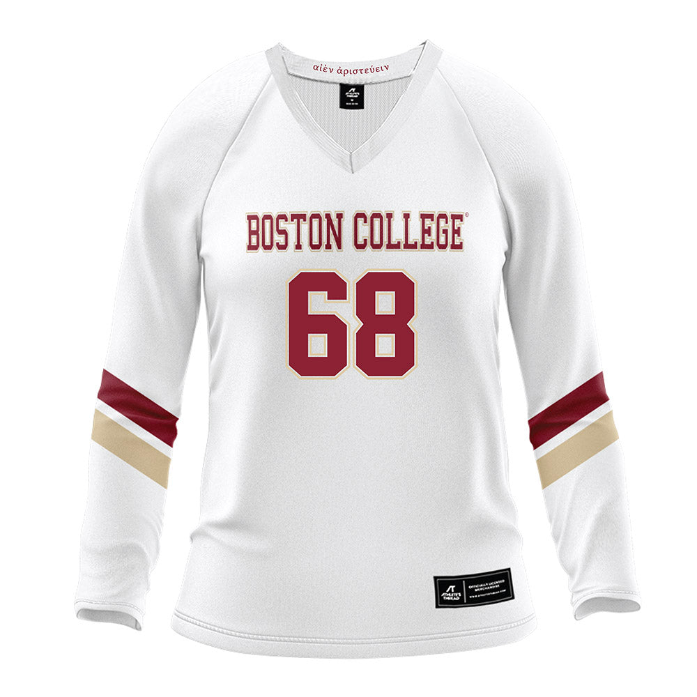 Boston College - NCAA Women's Volleyball : Milly Wolf - White Volleyball Jersey-0