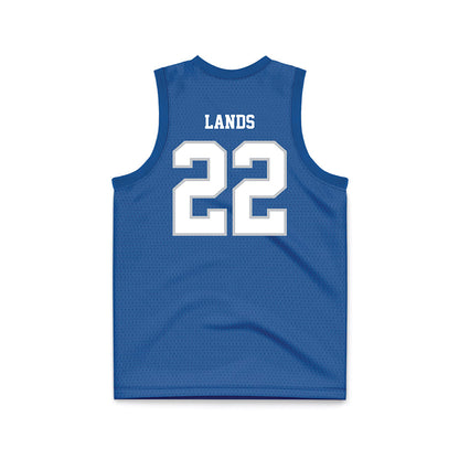 MTSU - NCAA Men's Basketball : Kamari Lands - Blue Basketball Jersey-1