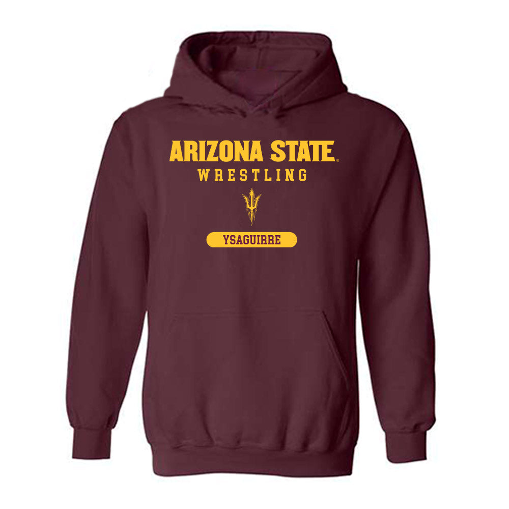 Arizona State - NCAA Wrestling : Emilio Ysaguirre - Classic Shersey Hooded Sweatshirt-0