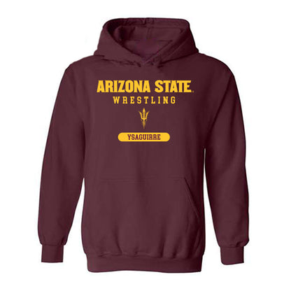 Arizona State - NCAA Wrestling : Emilio Ysaguirre - Classic Shersey Hooded Sweatshirt-0