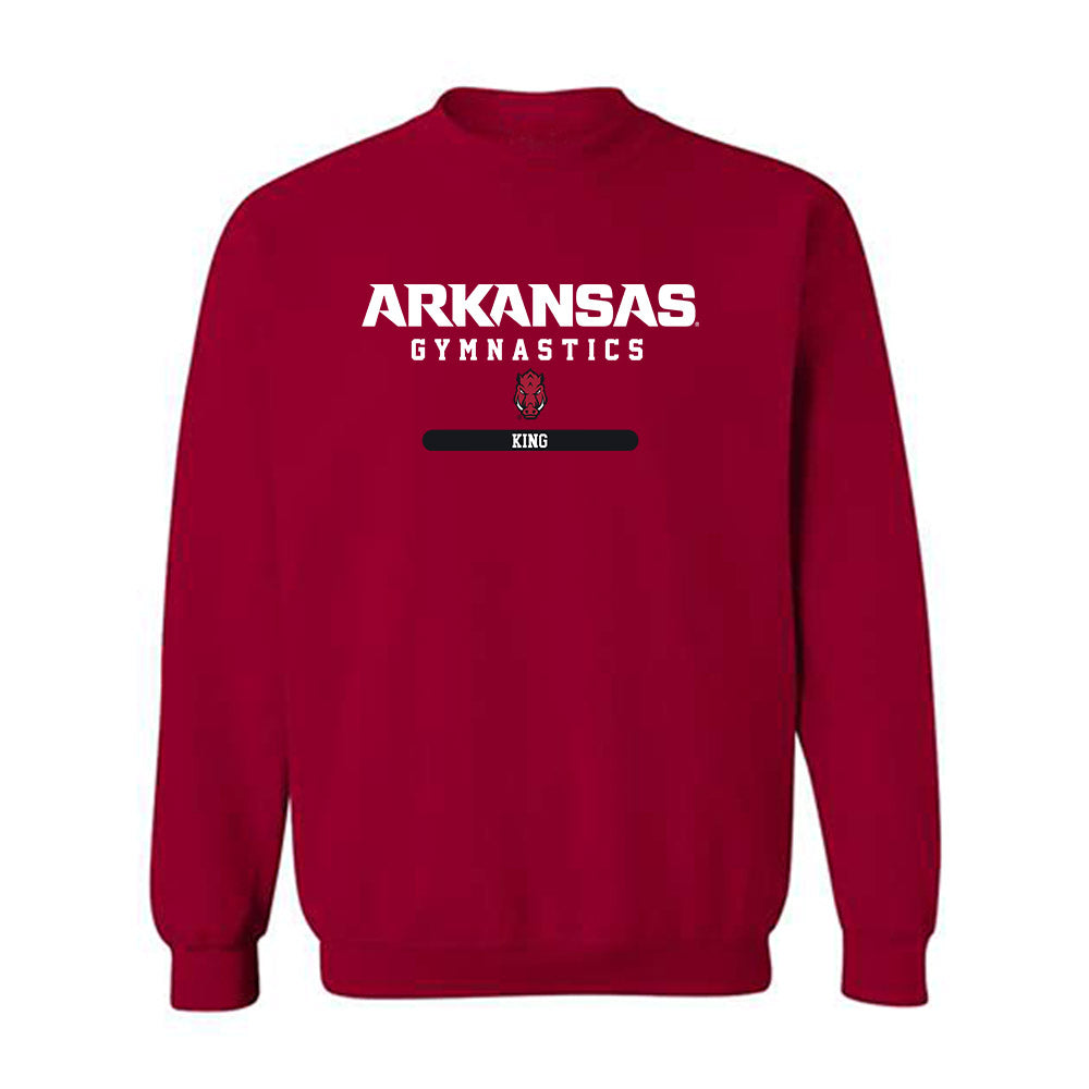 Arkansas - NCAA Women's Gymnastics : Avery King - Classic Shersey Crewneck Sweatshirt-0