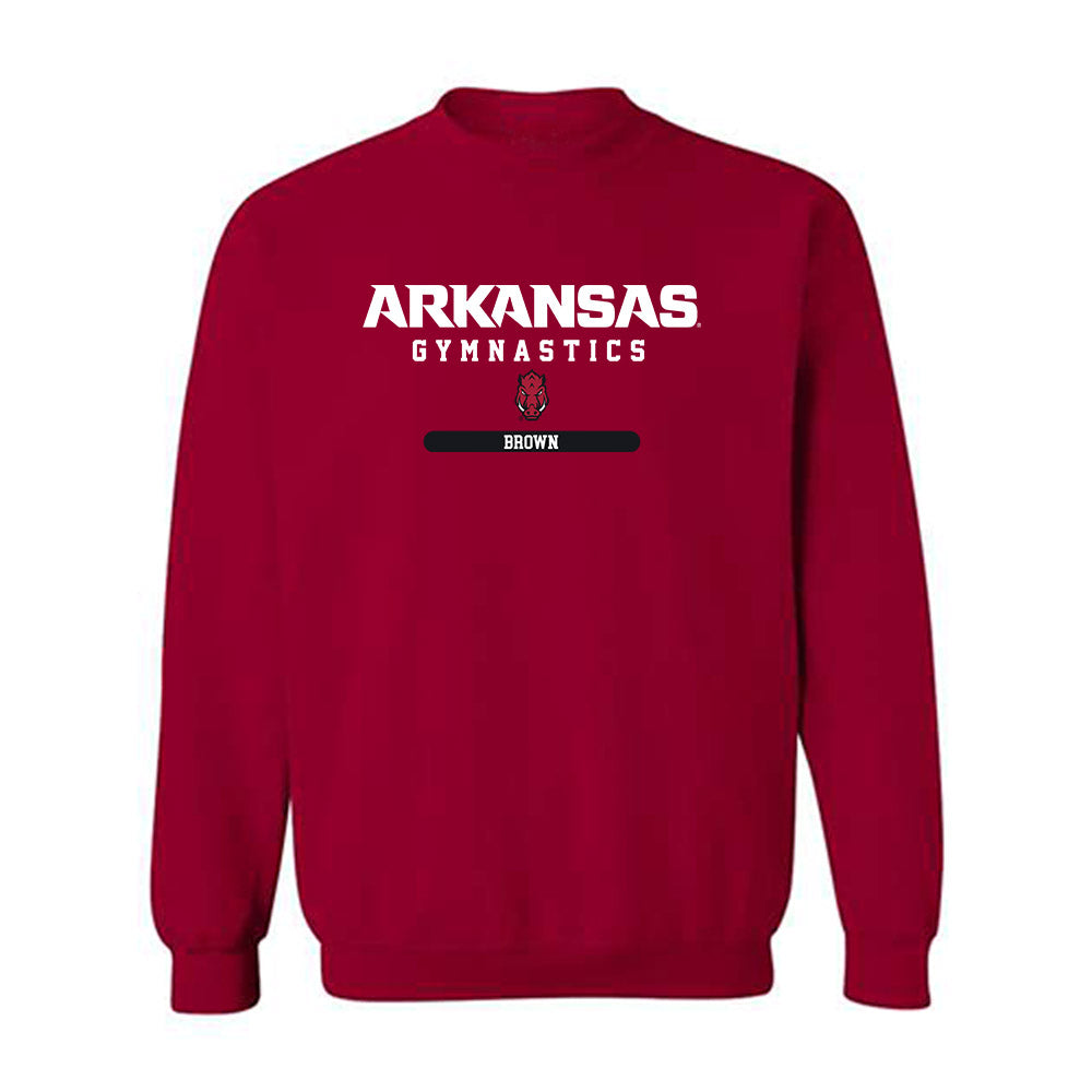 Arkansas - NCAA Women's Gymnastics : Simone Brown - Classic Shersey Crewneck Sweatshirt-0