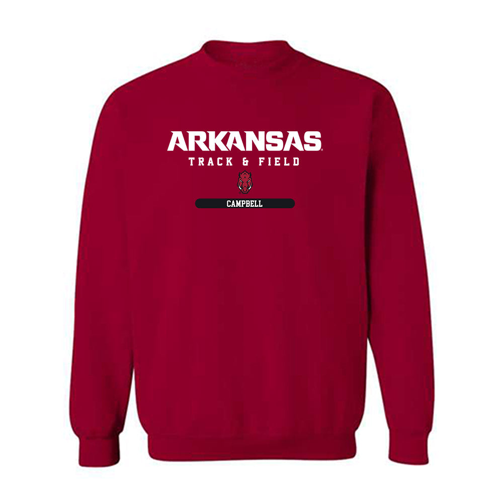 Arkansas - NCAA Women's Track & Field : Abigail Campbell - Classic Shersey Crewneck Sweatshirt-0
