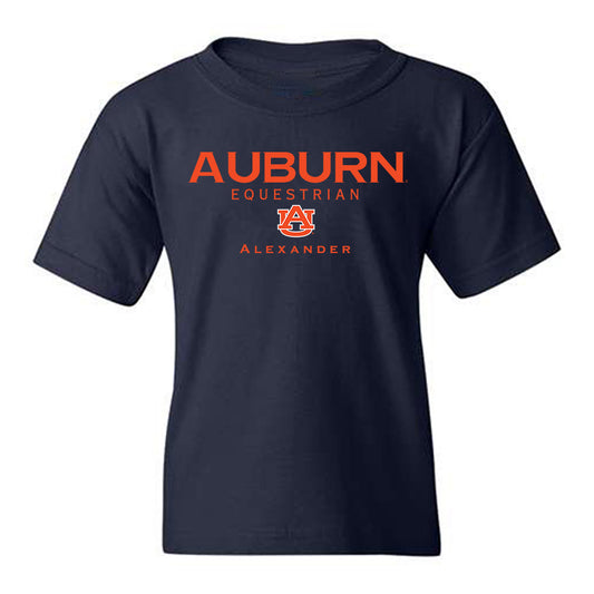 Auburn - NCAA Equestrian : Jill Alexander - Classic Shersey Youth T-Shirt-0