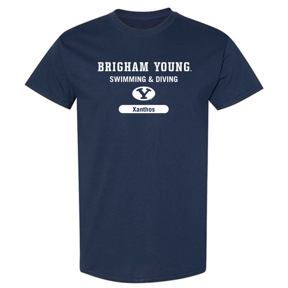 BYU - NCAA Women's Swimming & Diving : Kiara Xanthos - T-Shirt-0