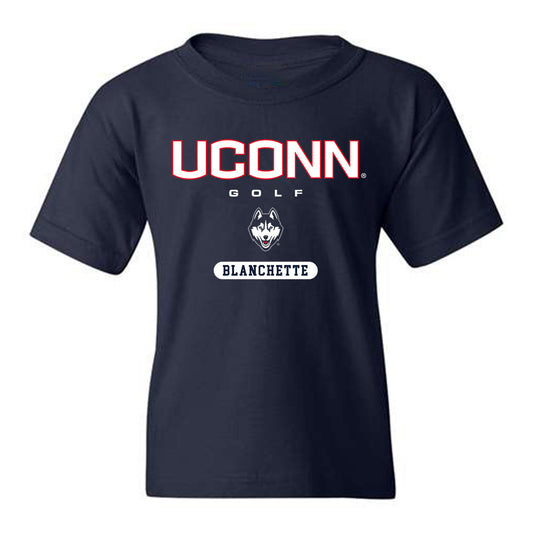 UConn - NCAA Men's Golf : Caden Blanchette - Classic Shersey Youth T-Shirt