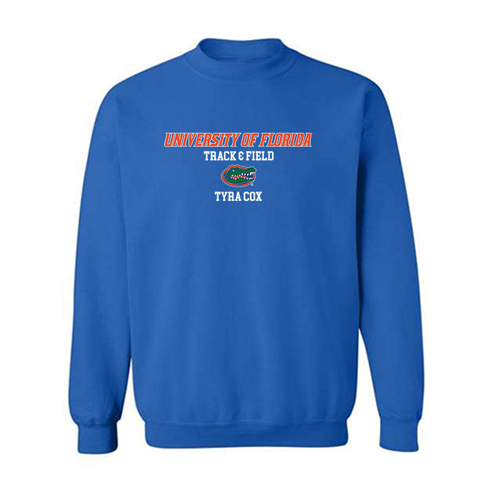 Florida - NCAA Women's Track & Field : Tyra Cox - Classic Shersey Crewneck Sweatshirt-0