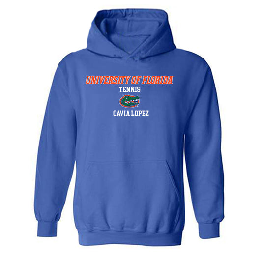 Florida - NCAA Women's Tennis : Qavia Lopez - Classic Shersey Hooded Sweatshirt