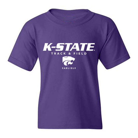 Kansas State - NCAA Men's Track & Field : Pierson Carlisle - Classic Shersey Youth T-Shirt-0